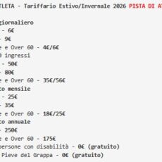 Gestione Impianti Sportivi Pista di Atletica - Singolo Atleta